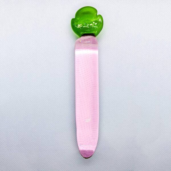 Crystal carrot - glass dildo